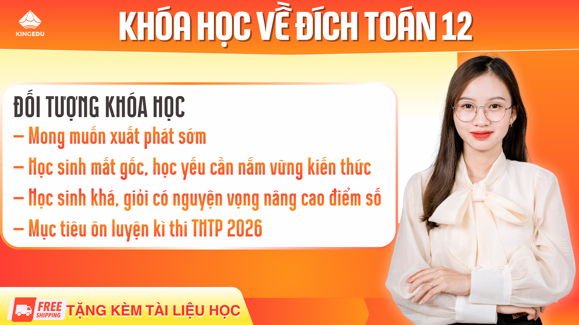 Khóa học Về đích Toán 12